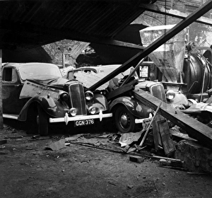Images Dated 24th February 2011: Wartime bomb damage, Lambeth, south east London