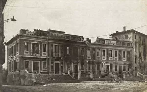 Burned Collection: Wartime damage in Valdobbriadene, Italy, WW1