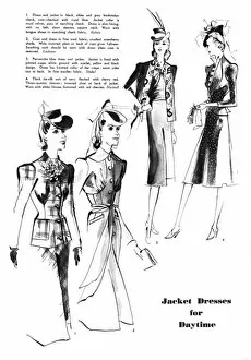 Designers Gallery: Wartime fashion section, Britannia and Eve, 1940