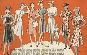 Wartime fashions, 1940