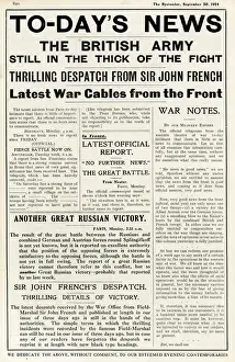Media Prints: Wartime news satire, WW1