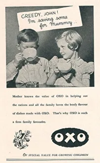 Promoting Prints: Wartime Oxo Advertisement