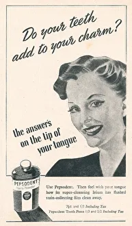Wartime Pepsodent Advertisement