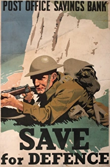 Images Dated 24th June 2011: Wartime poster advertising Post Office Savings Bank