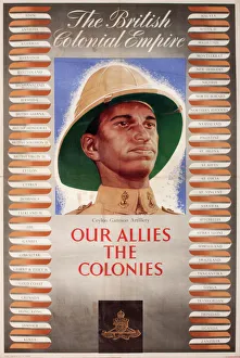 Images Dated 27th June 2011: Wartime poster, The British Colonial Empire (Ceylon)
