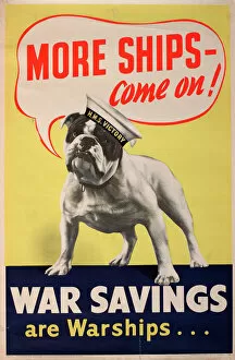 Wartime poster, More Ships