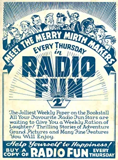 Thursday Prints: Wartime Radio Fun Annual Advertisement