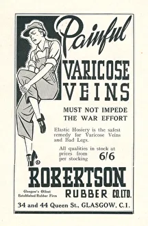 Promoting Prints: Wartime Robertson Rubber Advertisement