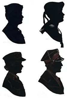 Four wartime silhouettes