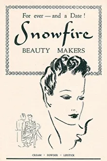 Wartime Snowfire Advertisement