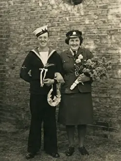 Horse Shoe Prints: Wartime wedding in uniform