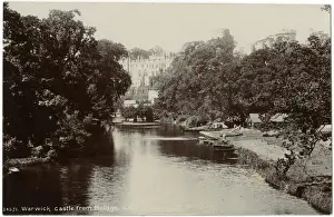 Warwick Castle, Warwickshire - viewed from the bridge