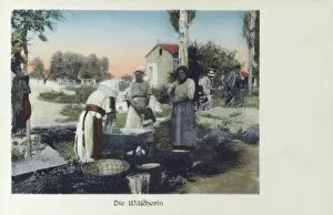 Washes Collection: Washerwomen in Macedonia