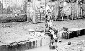 Sanitation Prints: Washing in East Indies