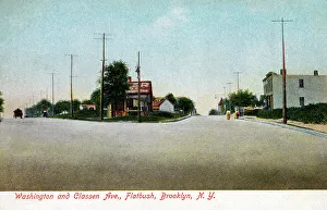 Brooklyn Prints: Washington and Classen Avenue - Flatbush, Brooklyn, New York
