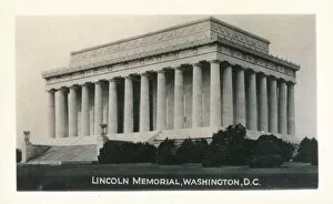 Images Dated 1st August 2017: Washington DC, USA - The Lincoln Memorial