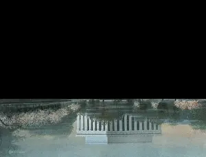 Locations Prints: Washington DC, USA - Lincoln Memorial from Potomac