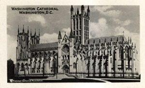Images Dated 1st August 2017: Washington DC, USA - Washington Cathedral
