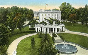 Columbia Prints: Washington DC, USA - The White House - East Entrance