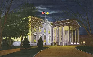 Washington DC, USA - The White House at Night