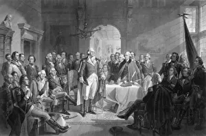 Generals Prints: Washington and his generals