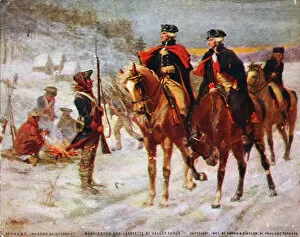 Valley Collection: Washington and Lafayette at Valley Forge
