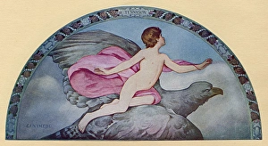 Washington, Library of Congress Mural - Tennysons Ganymede Washington, Library of Congress Mural - Tennysons Ganymede
