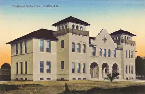 Washington School, Visalia, California, USA