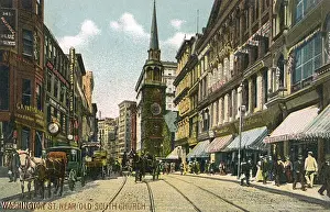 Washington Street, Boston, Massachusetts, USA