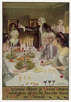 1790 Collection: Washington Xmas Dinner