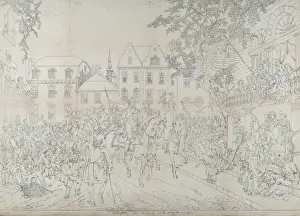 Washingtons Prints: Washingtons grand entry into New York, Nov. 25 1783