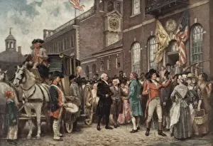 Inauguration Prints: Washingtons inauguration at Philadelphia