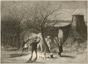 Wassailing Apple Trees