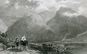 Pikes Prints: Wastdale Head and Scawfell Pikes, Lake District