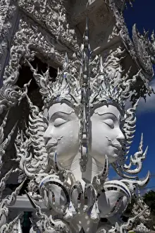 Thailand Prints: Wat Rong Khun, the White Temple, Chiang Rai, Thailand