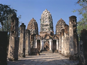 Stucco Gallery: Wat Sri Sawai, Old Sukhothai, Thailand