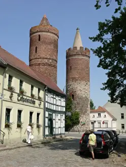Watch towers at Juterbog, Brandenburg, Germany