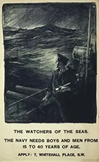 Watchers Prints: The watchers of the seas. The navy needs boys and men from 1