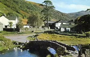 1979 Gallery: Watendlath Bridge, Borrowdale, near Keswick, Lake District, Cumbria, England