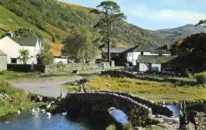 Images Dated 21st May 2021: Watendlath Bridge, Borrowdale, near Keswick, Lake District, Cumbria, England