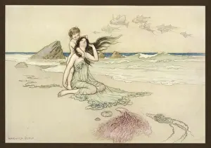 Bathe Prints: Water Babies / Goble / 1909