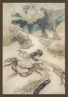 Kingsley Prints: Water Babies Scene / 1909