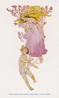 Kingsley Prints: Water Babies / Tom / 1922