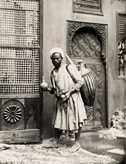 Water carrier with jar, Egypt