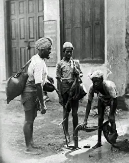 Water carriers, India