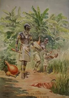 Images Dated 8th August 2011: Water Carriers at Meru