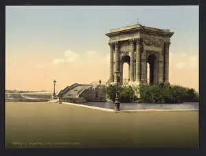 Montpelier Prints: The water castle, Montpelier, France