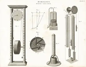 Water clocks or clepsydrae, 18th century
