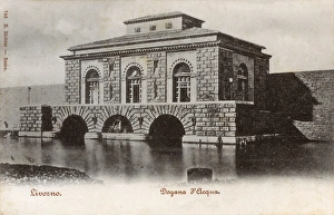 Images Dated 17th August 2016: Water Customs Building - Livorno, Italy