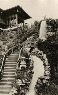 Stairway Prints: Water Falls - Japanese Garden - Bernheimer Hill